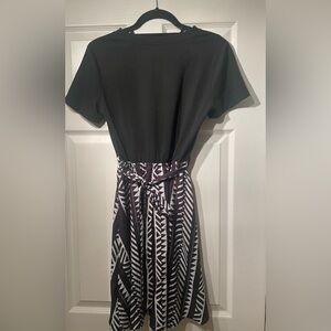 Black and White Patterned Dress NWT Cupshe Size M